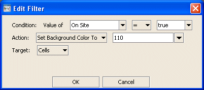 Illustration showing the Edit Filter dialog