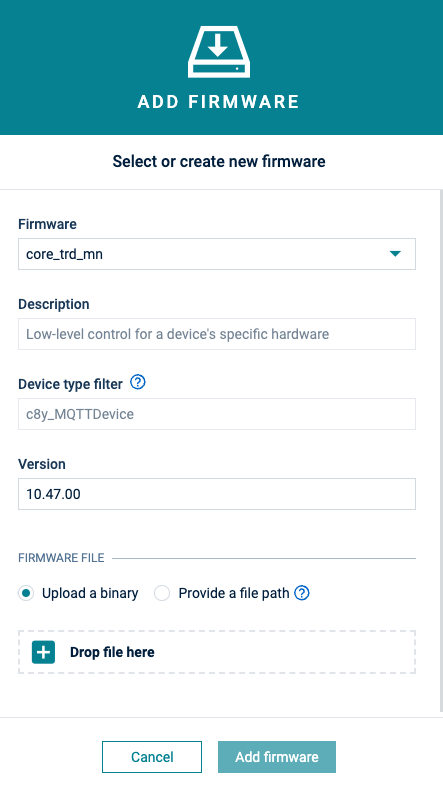 Add firmware