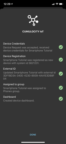 Register smartphone done