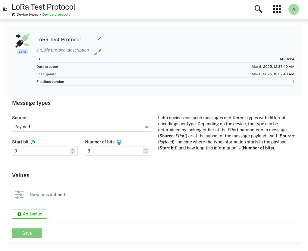 LoRa protocol add value