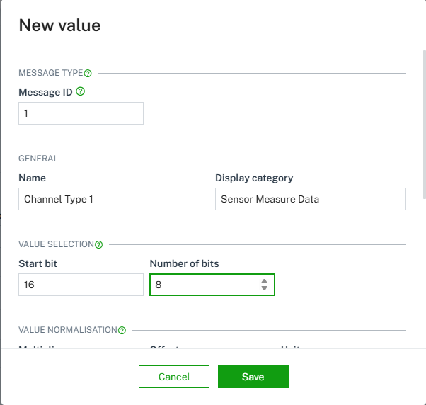 Sigfox protocol add new value