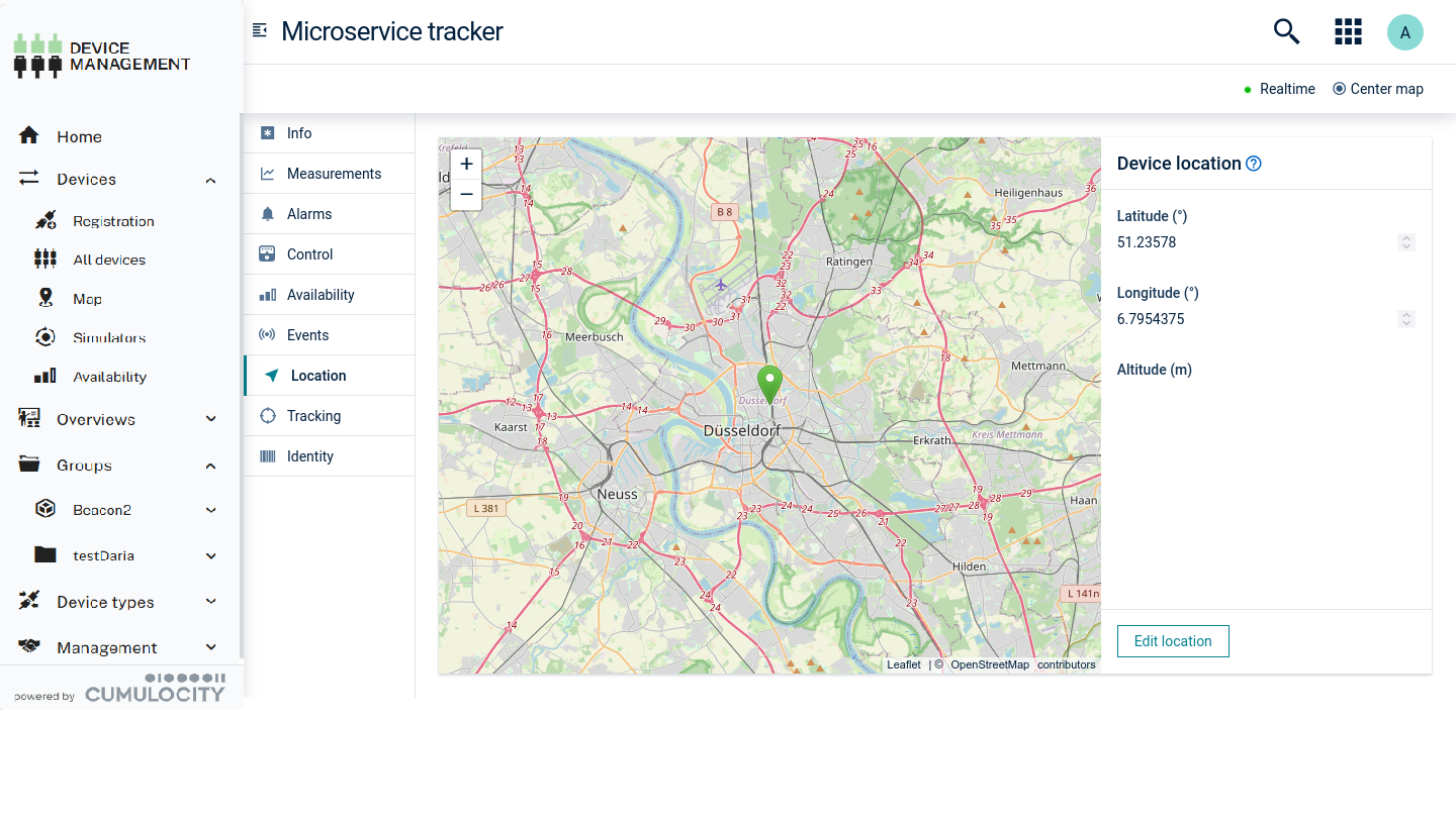 Microservice tracking
