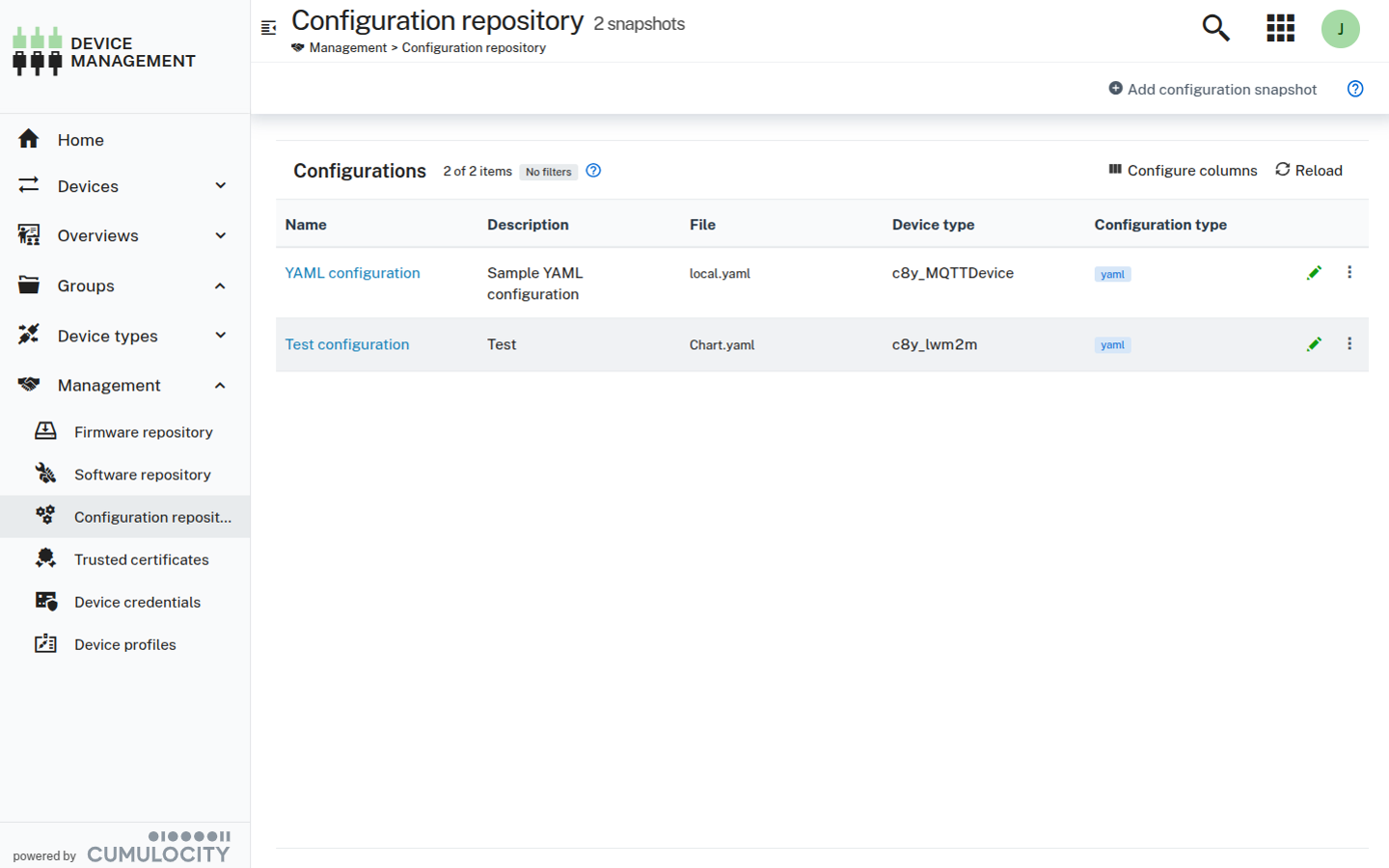 Configuration Repository