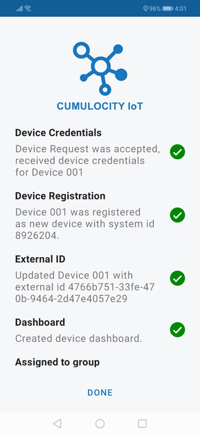 Register smartphone done