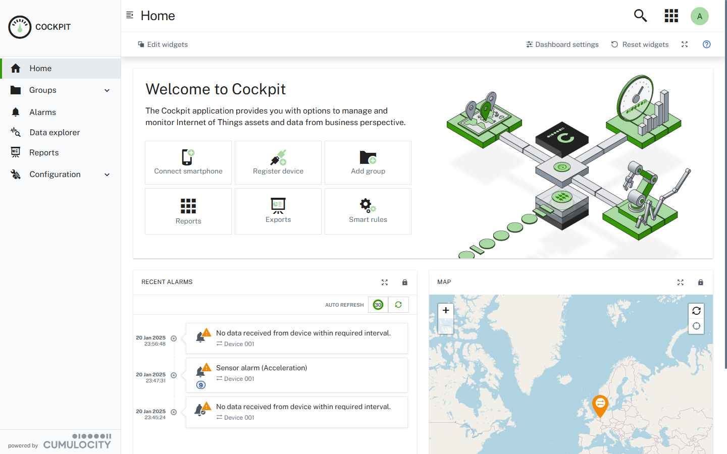 Cumulocity application