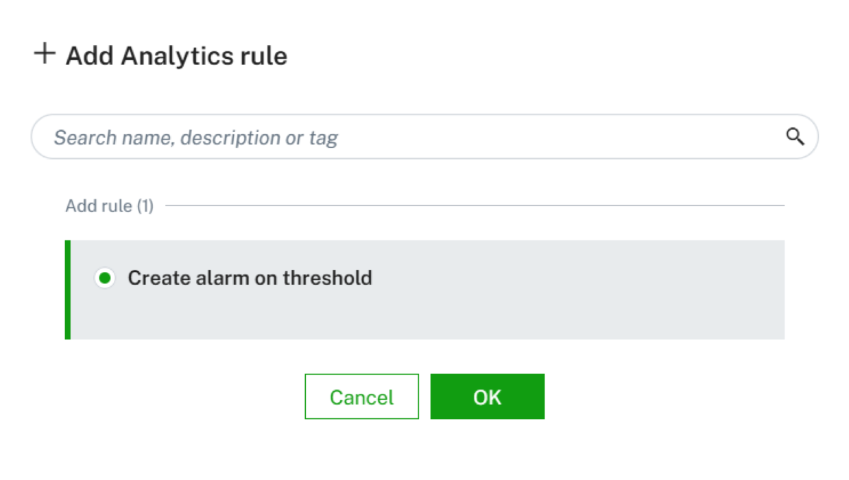 Add rule for the selected model