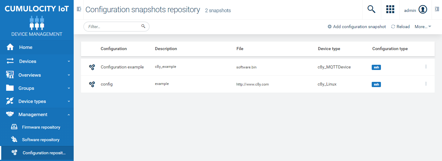 Configuration Repository