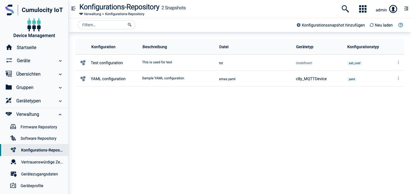 Configuration Repository