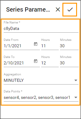 Cumulocity IoT parameters