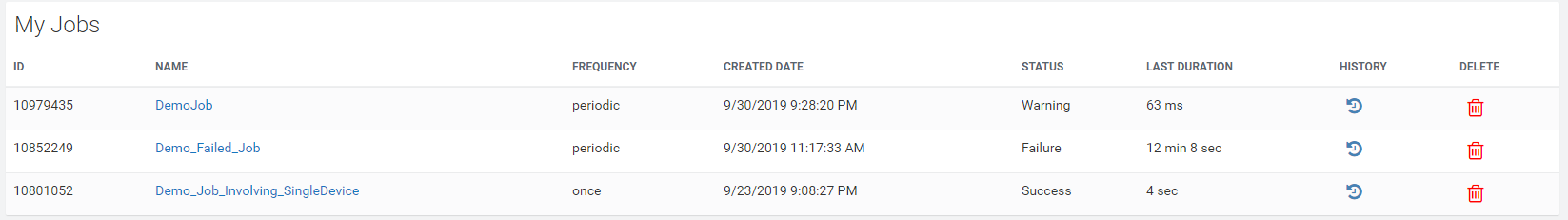 Scheduled Jobs