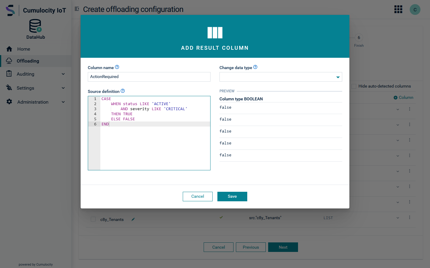 Add additional result column