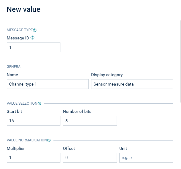 Sigfox protocol add new value