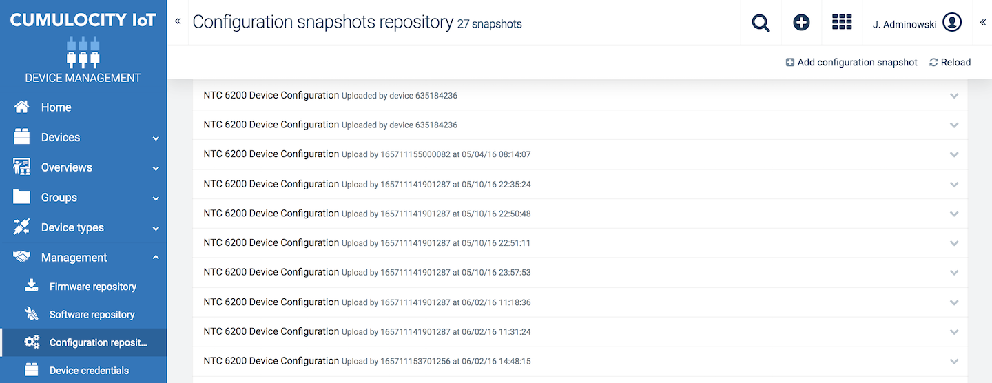 Configuration repository