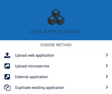 Add application methods