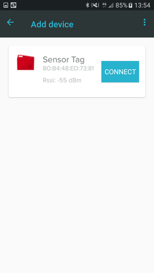Connect Sensor Tag