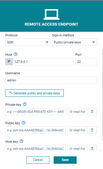 SSH public/private keys sign in