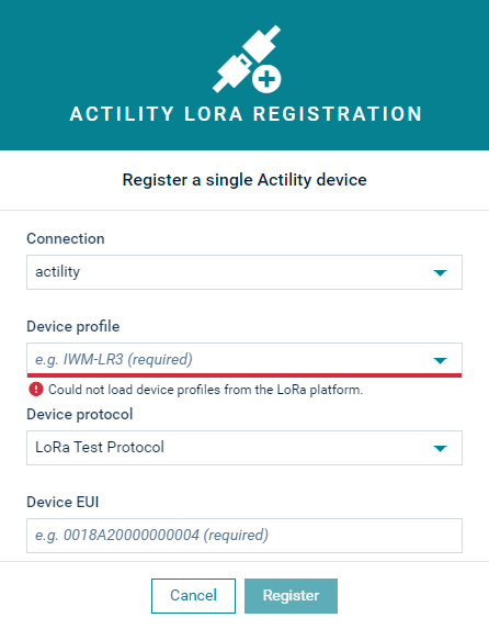 Device registration failure with invalidated token